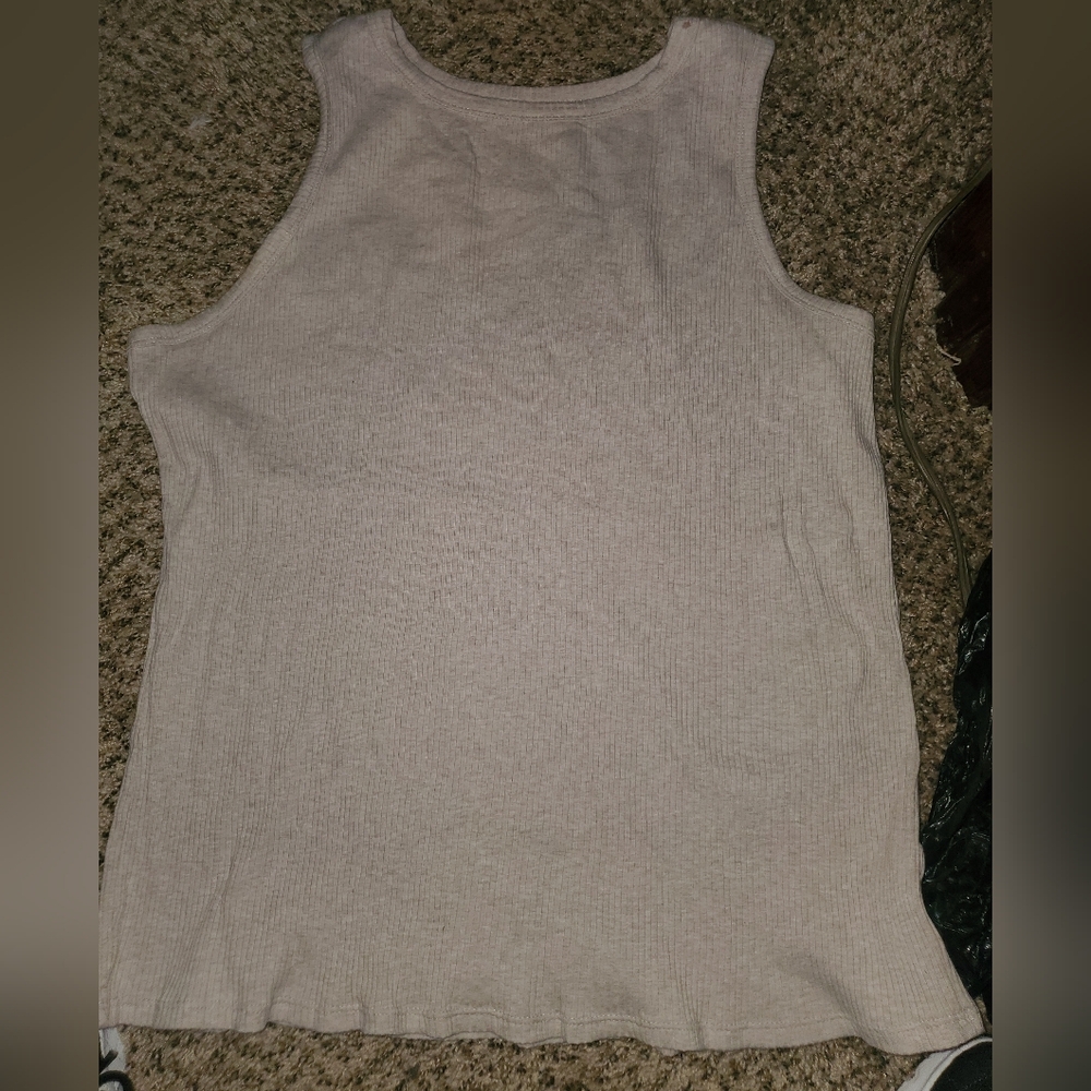 Beige Tank top